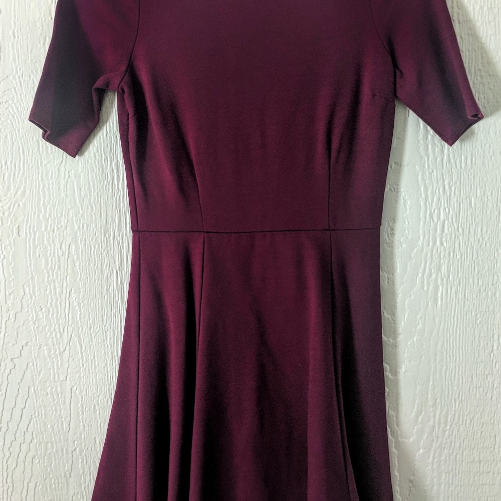 Love...Ady Maroon Dress - Picture 2 of 3